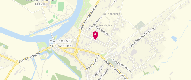 Plan de Accueil de loisirs - 3/11 Ans - Malicorne Sur Sarthe, Boulevard Rabigot, 72270 Malicorne-sur-Sarthe