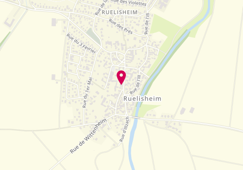 Plan de périscolaire Mixte de Ruelisheim, 63 Rue de l'Ile, 68270 Ruelisheim