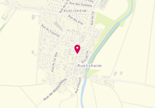 Plan de périscolaire Maternelle De Ruelisheim, 24 Rue Principale, 68270 Ruelisheim