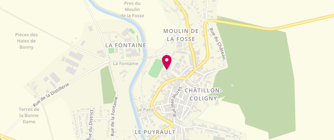 Plan de Accueil de loisirs Chatillon Coligny - Cc Canaux Et Forets En Gatinais, Camping de la Lancière, 45230 Châtillon-Coligny