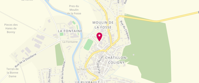 Plan de Accueil de loisirs Mercredi - Chatillon Coligny - Cccfg, Chemin des Écoliers, 45230 Châtillon-Coligny
