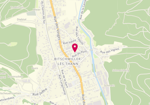 Plan de Les Petites Frimousses, 4 Rue du Pont, 68620 Bitschwiller-lès-Thann