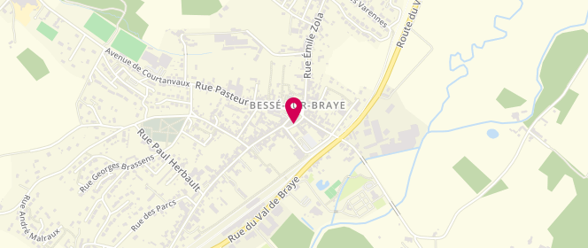 Plan de Accueil de loisirs - Afr - Besse Sur Braye, Place de l'Hôtel de Ville, 72310 Bessé-sur-Braye