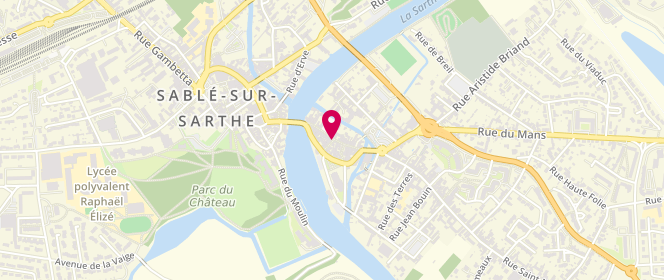 Plan de Scouts et Guides de France- Charles de Foucauld - Sable, Rue de l'Ile, 72300 Sablé-sur-Sarthe