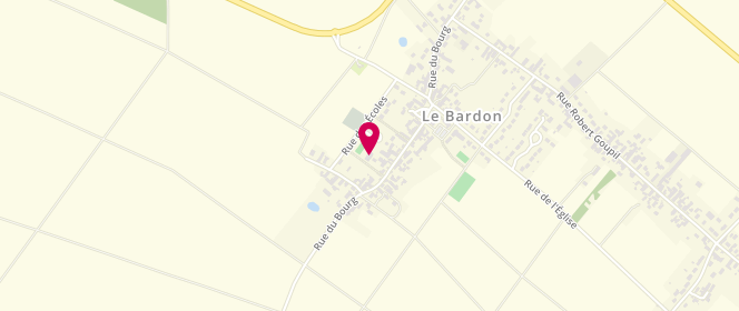 Plan de Accueil de loisirs périscolaire - le Bardon, 44 Rue du Bourg, 45130 Le Bardon