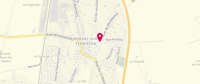 Plan de Accueil de loisirs périscolaire - Nogent sur Vernisson, 2 Bis Route de Montbouy, 45290 Nogent-sur-Vernisson