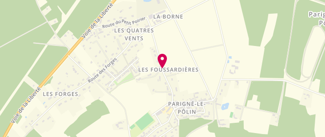 Plan de Accueil de loisirs - 3/11 Ans - Parigne Le Polin, Rue du Tertre, 72330 Parigné-le-Pôlin
