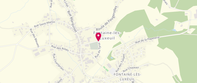 Plan de Accueil de loisirs Fontaine-L-Luxeuil, 3 Chemin des Ecoliers, 70800 Fontaine-lès-Luxeuil