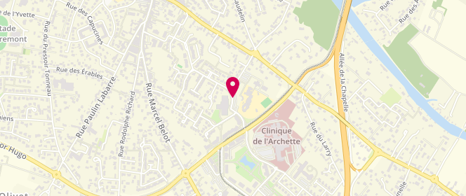 Plan de Accueil de loisirs périscolaire Mchel Ronfard - Olivet, 55 Rue des Chênes, 45160 Olivet