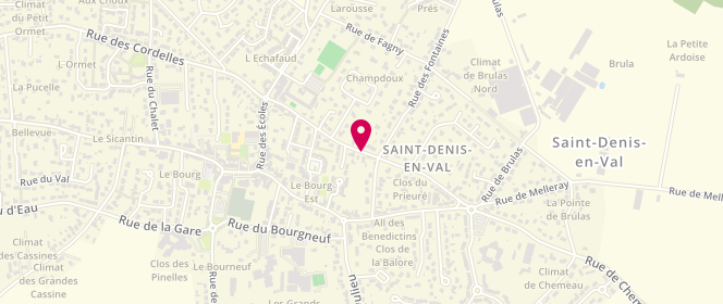 Plan de Accueil périscolaire de Champdoux - saint Denis en Val, Rue de Champdoux, 45560 Saint-Denis-en-Val