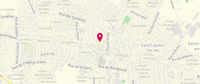 Plan de Scouts et Guides de France Orleans saint Nicolas, 33 Rue des Ecoles, 45560 Saint-Denis-en-Val