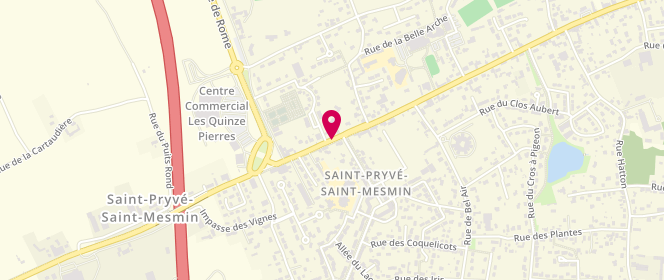 Plan de Accueil de loisirs Mercredis - Saint Pryve Saint Mesmin, 215 Route de Saint Mesmin, 45750 Saint-Pryvé-Saint-Mesmin