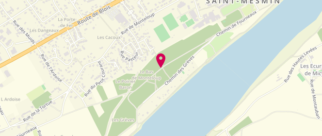 Plan de Accueil de loisirs l'Ile Verte - la Chapelle saint Mesmin, Chemin de Fourneaux, 45380 La Chapelle-Saint-Mesmin