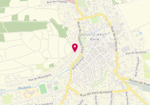 Plan de Scouts Et Guides De France - Groupe Du Florival, Rue du Vignoble, 68360 Soultz-Haut-Rhin