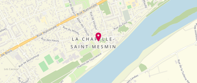 Plan de Accueil de loisirs périscolaire Bel Air - la Chapelle/Mesmin, Square des Déportés, 45380 La Chapelle-Saint-Mesmin