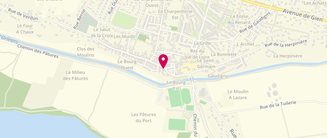 Plan de Espace Jeunesse - Checy, 5 Rue du Port, 45430 Chécy