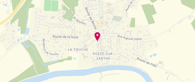 Plan de Accueil périscolaire - Roeze Sur Sarthe, 15 Rue de la Mairie, 72210 Roézé-sur-Sarthe