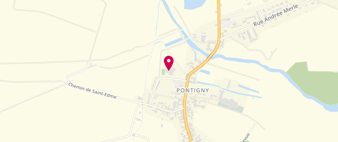 Plan de Centre de loisirs de Pontigny, 2 Bis Rue Saint Thomas, 89230 Pontigny