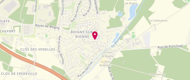Plan de Accueil périscolaire Maternel - Boigny Sur Bionne, Rue Montesquieu, 45760 Boigny-sur-Bionne