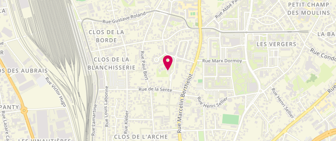 Plan de Centre de loisirs d'Anaïs et Thibault, 1 Rue des Droits de l'Enfant, 45400 Fleury-les-Aubrais