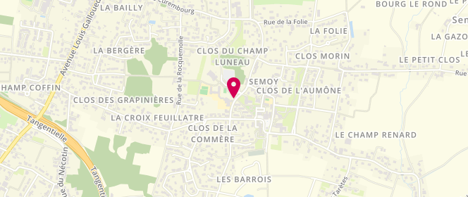 Plan de Accueil de loisirs Aps Tap Ecole Maternelle Semoy, Rue du Champ Luneau, 45400 Semoy