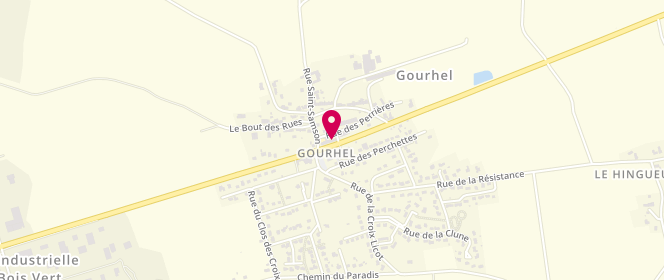 Plan de Accueil de loisirs de Gourhel, Place de l'École, 56800 Gourhel