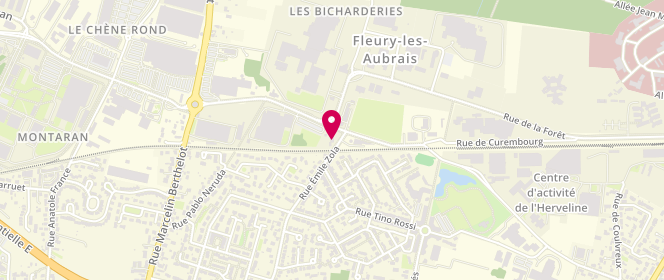 Plan de Accueil de loisirs saint Martin d'Abbat - Familles Rurales, 50 Rue de Curembourg, 45400 Fleury-les-Aubrais