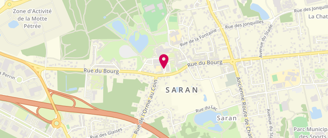 Plan de Accueil périscolaire Ecole Maternelle Du Bourg - Saran, Rue du Docteur Payen, 45770 Saran