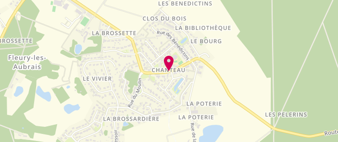 Plan de Accueil de loisirs - Chanteau, 1 Route d'Orléans, 45400 Chanteau