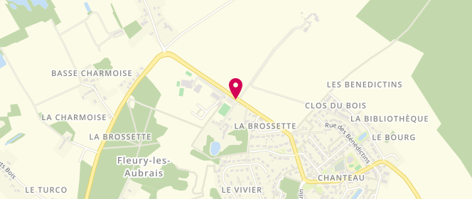 Plan de Accueil de loisirs Brossette - Chanteau - Fleury Les Aubrais, 676 Route d'Orléans, 45400 Chanteau