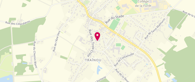 Plan de Accueil extrascolaire - Trainou - Ccf, 243 Rue des 3 Croix, 45470 Traînou