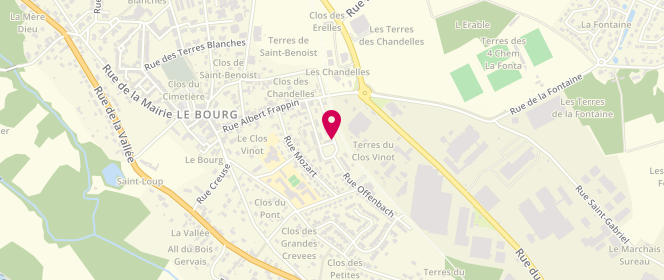 Plan de Accueil de loisirs - Maison Des Jeunes- Amilly, 213 Rue de la Gare, 45200 Amilly