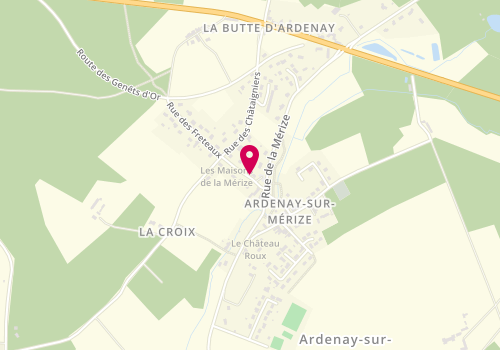 Plan de Centre de loisirs - Accueil de Loisirs - Ardenay Sur Merize, 2 Rue des Freteaux, 72370 Ardenay-sur-Mérize