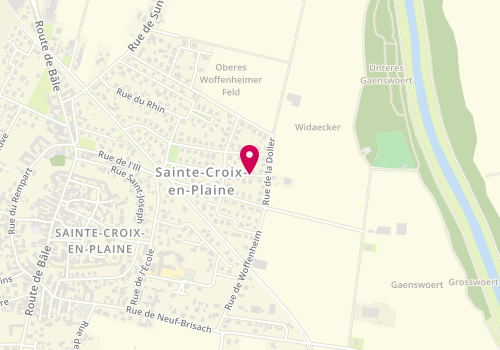 Plan de Accueil de loisirs - Association Familiale, 8 Rue de la Fecht, 68127 Sainte-Croix-en-Plaine