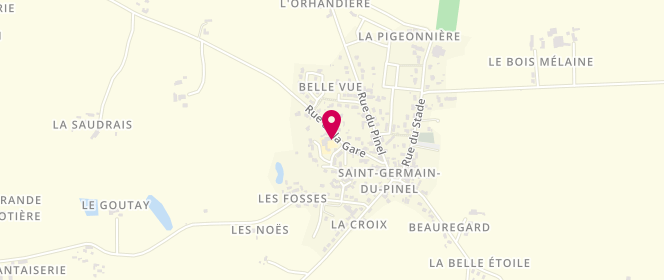 Plan de Accueil de loisirs 3-12 ans - CSF saint Germain du Pinel, 15 Rue de la Gare, 35370 Saint-Germain-du-Pinel