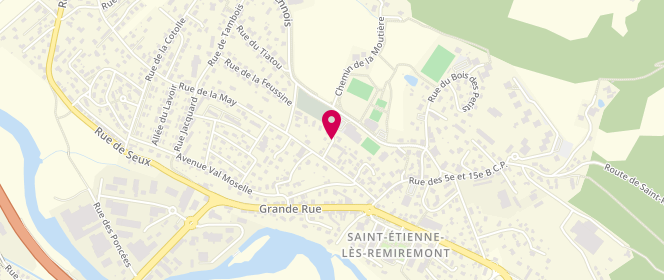Plan de Accueil de loisirs - Ville de Saint-Etienne les Remiremont, 6 Chemin du Bouvrot, 88200 Saint-Étienne-lès-Remiremont