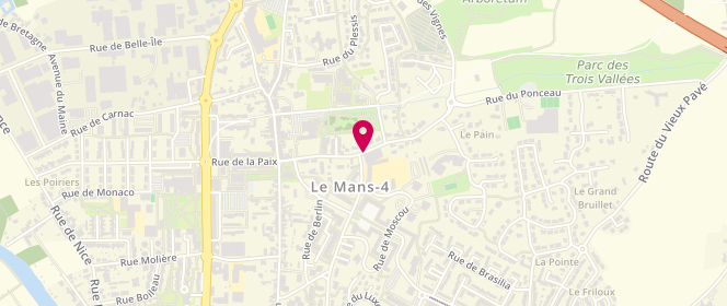 Plan de Activites périscolaires - Jsc - Gymnase Moliere, Rue de Vienne, 72190 Coulaines
