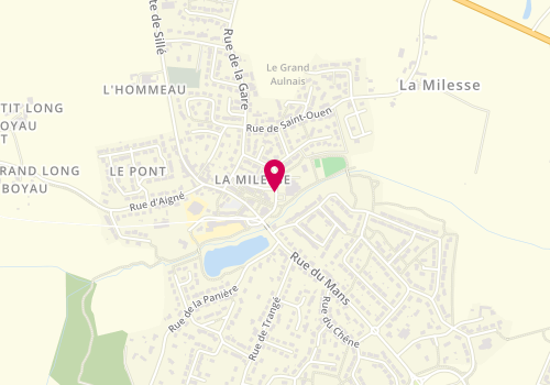 Plan de Centre de loisirs - Accueil de Loisirs Ado - Eira - la Milesse, Rue des Jonquilles, 72650 La Milesse