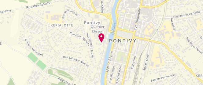 Plan de Accueil de loisirs de Pontivy, 6 Quai du Plessis, 56300 Pontivy