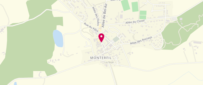 Plan de Accueil de loisirs 3-11 ans - l'Inter'Val - Monterfil, Rue de la Mairie, 35160 Monterfil