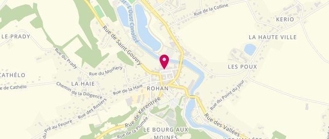 Plan de Accueil de loisirs Familles Rurales - Rohan, 11 Place de la Mairie, 56580 Rohan