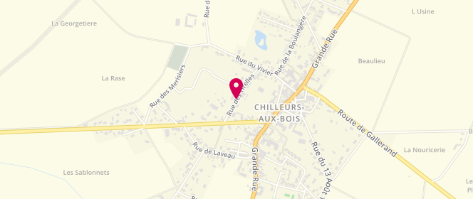 Plan de Accueil de loisirs - Chilleurs Aux Bois - Ccdp, 23 Rue des Tirelles, 45170 Chilleurs-aux-Bois