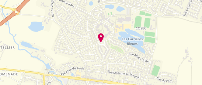 Plan de Accueil périscolaire maternel - Groupe scolaire le Lac, 60 Avenue Saint Exupéry, 53940 Saint-Berthevin