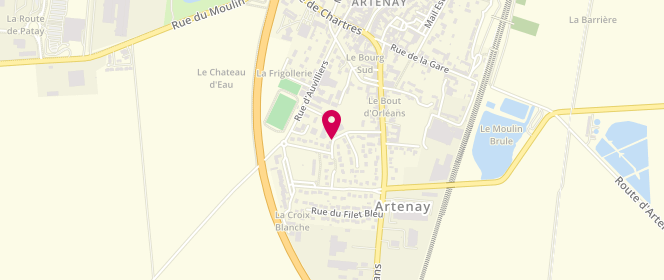 Plan de Accueil de loisirs périscolaire Maternelle - Artenay, 13 Rue de la Piscine, 45410 Artenay