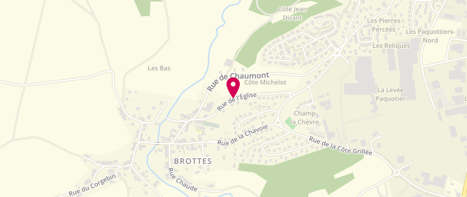 Plan de Centre de loisirs de Brottes, Mairie Rue de l'Église, 52000 Chaumont