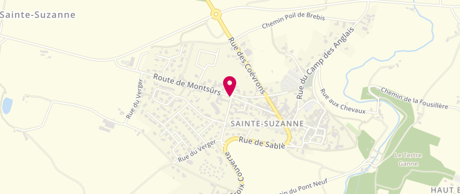 Plan de Accueil périscolaire, 1 Route de Montsûrs, 53270 Sainte-Suzanne-et-Chammes