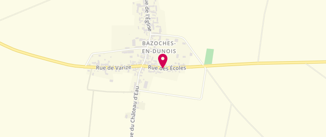Plan de Accueil de loisirs à Bazoches en Dunois, 16, Bis Rue des Ecoles, 28140 Bazoches-en-Dunois