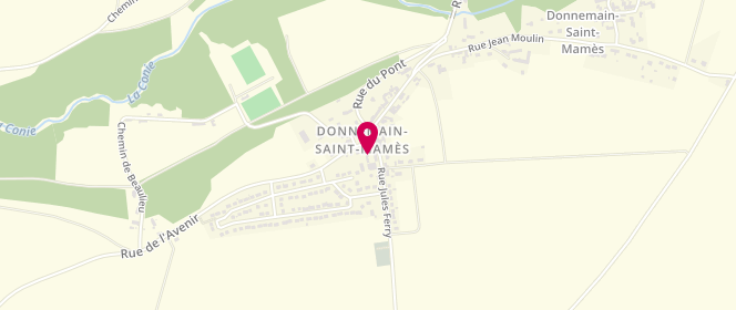 Plan de Accueil de loisirs de Donnemain Saint Mames, 2 Bis Rue Jules Ferry, 28200 Donnemain-Saint-Mamès