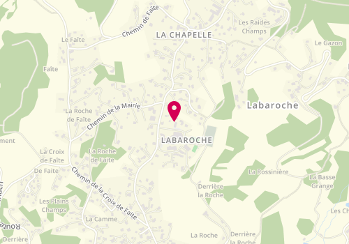 Plan de Les Barot'chou, 296 Bis Lieu-Dit le Centre, 68910 Labaroche