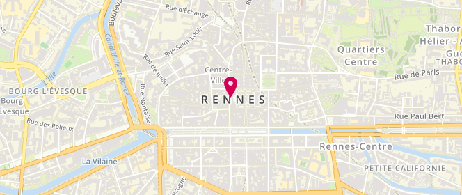 Plan de Accueil de loisirs Cercle Paul Bert Brequigny Rennes, 12 Boulevard Albert Premier Bréquigny, 35200 Rennes